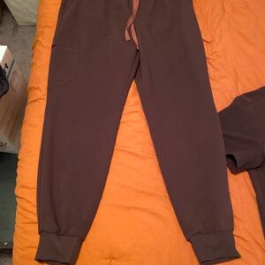 Figs Scrubs. Espresso color. Size large. EUC. No flaws